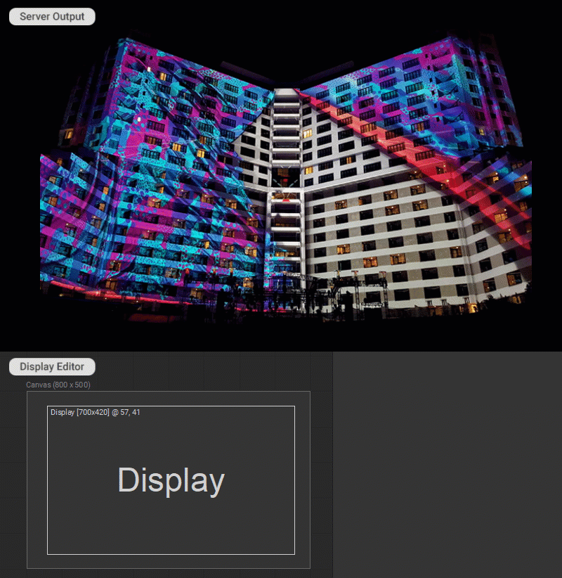 Rotating Display Output Image