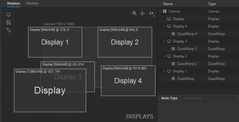 Selecting Displays 1