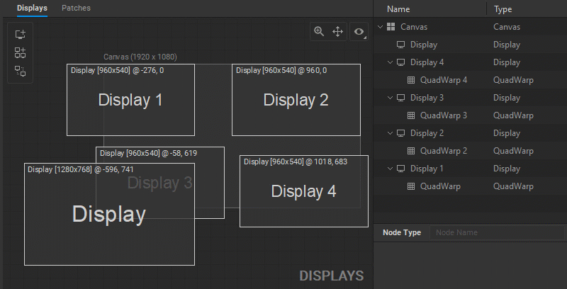 Selecting Displays 3
