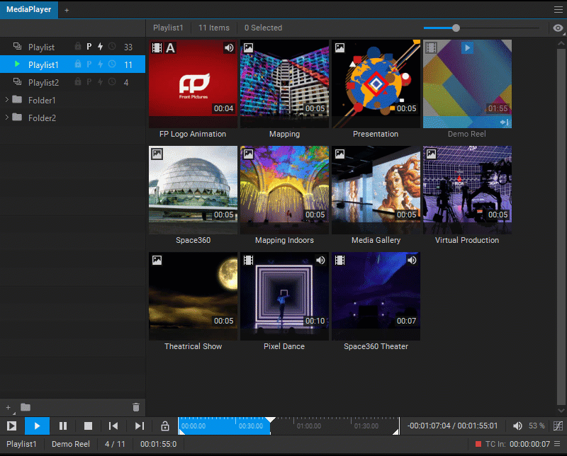 Crossfading Media Items
