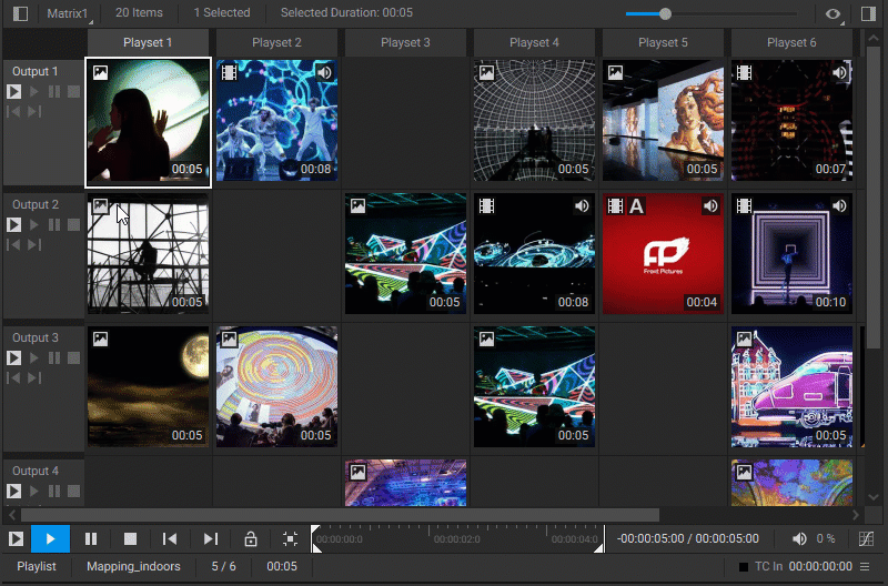 Customizing Thumbnail Appearance Matrix