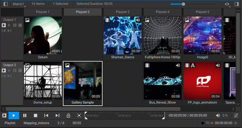 Deleting Media Items Matrix