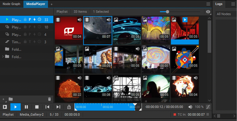 Two Modes Playlist Playback Controls