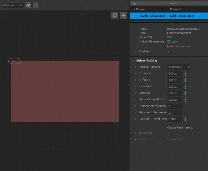 LedStripesMapper Settings