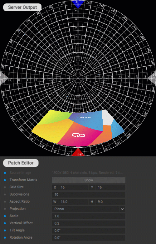 Planar To Dome