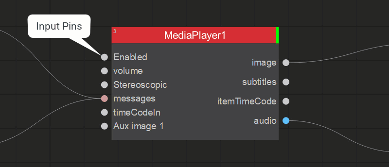 Node Parameters Pins